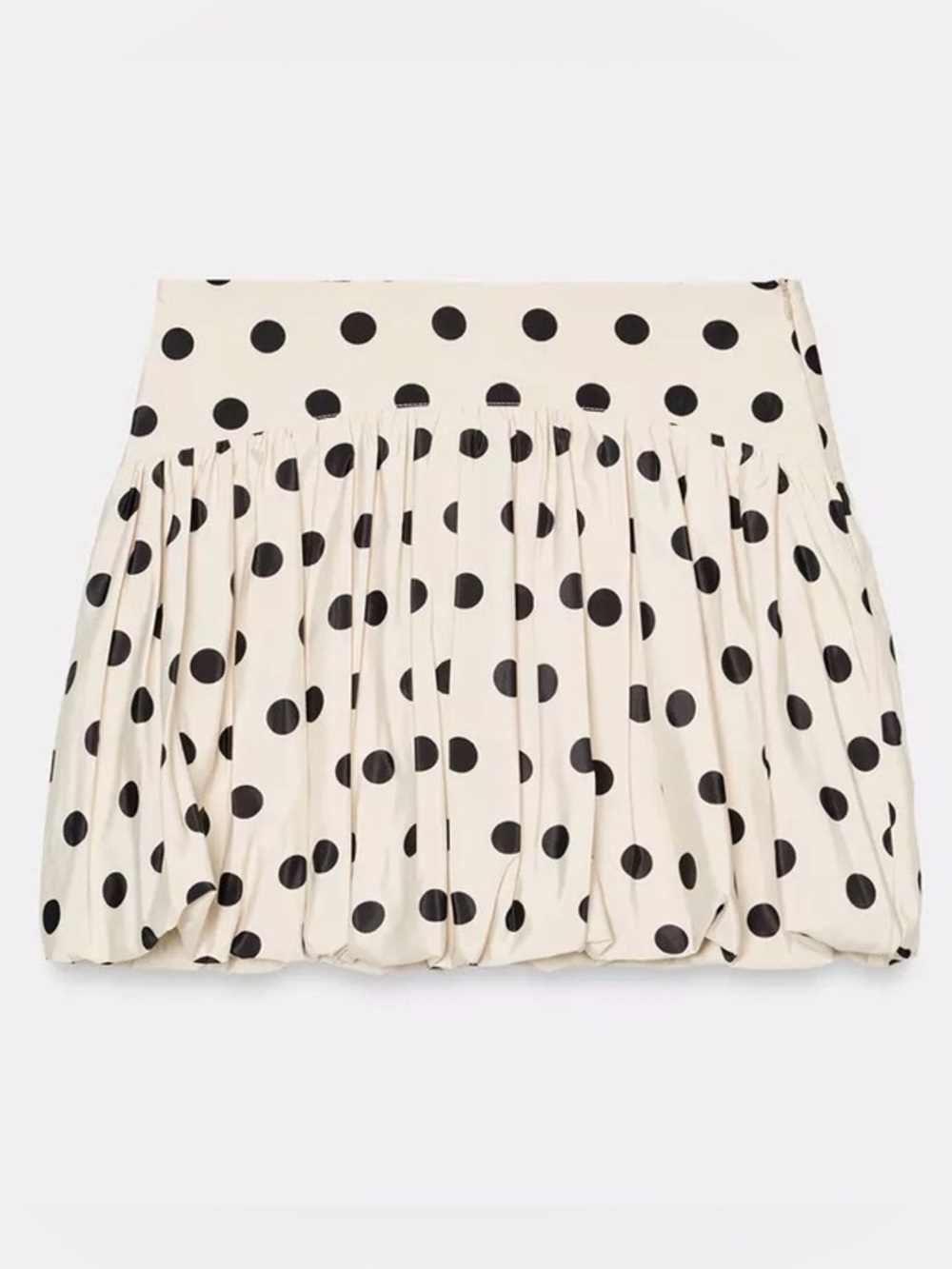 ZARA POLKA DOT BALLOON SKORT L